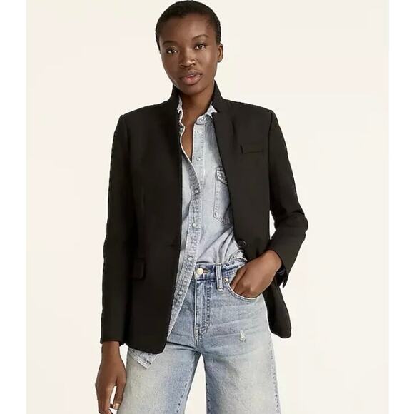 J. Crew Regent Blazer In Four-Season Stretch Black Size 20 NWT